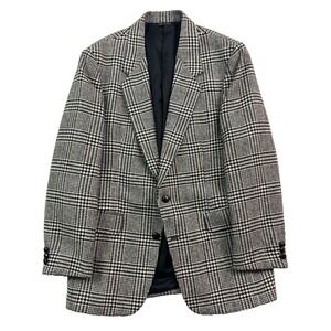 VTG Glen Plaid Heavy Tweed 42R Blazer Jacket Sport Suit Coat‎ Wool Blend Classic